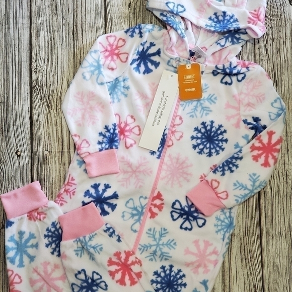 Gymboree Fleece PJs Snowflake Fleece PJs NWT - Picture 1 of 4